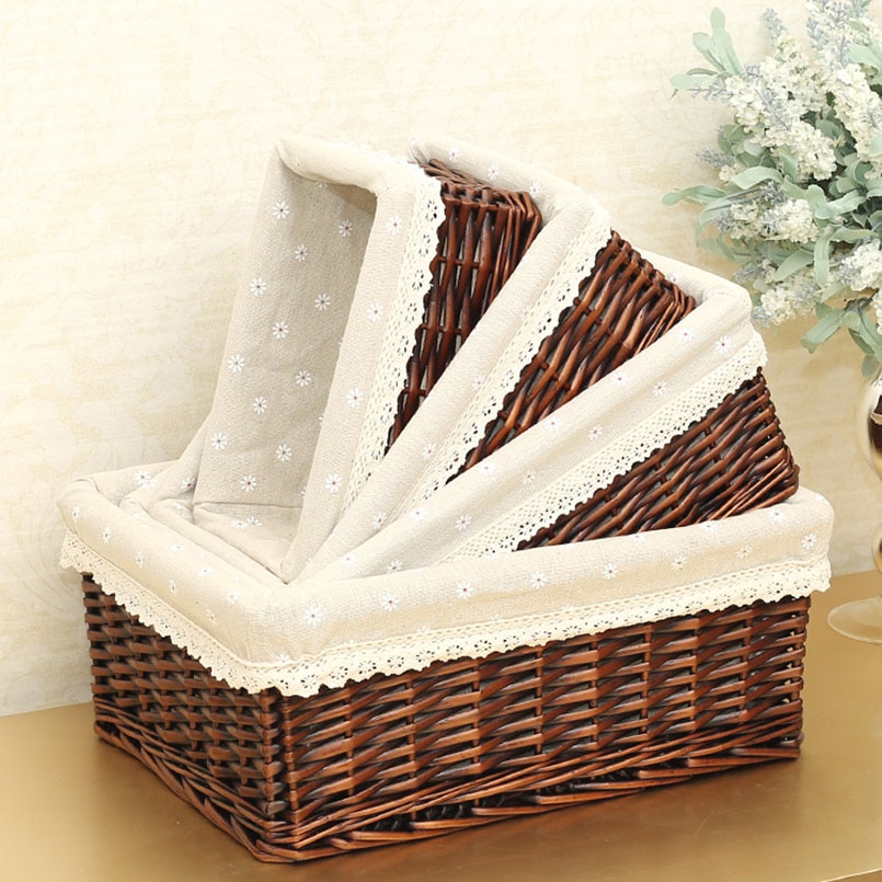 Rustic Charm Rattan Baskets