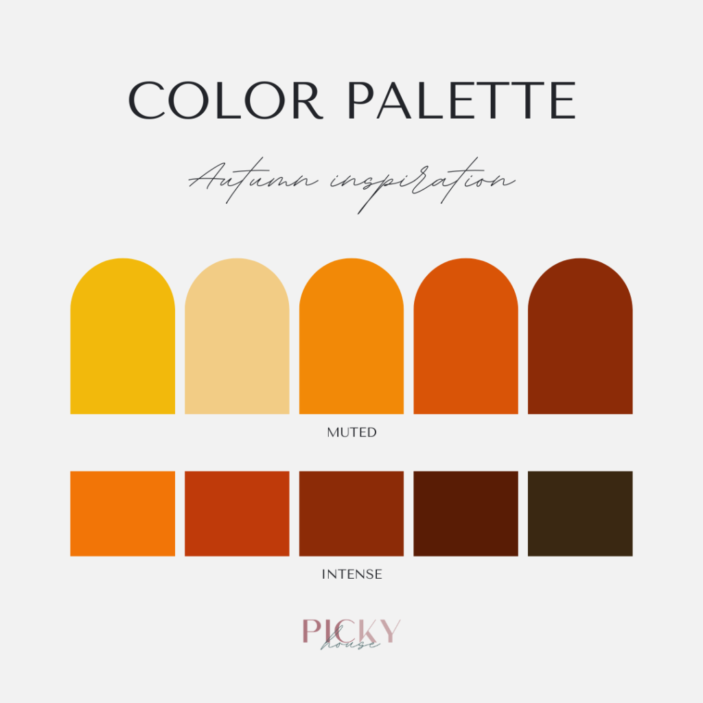 picky house autumn color palette